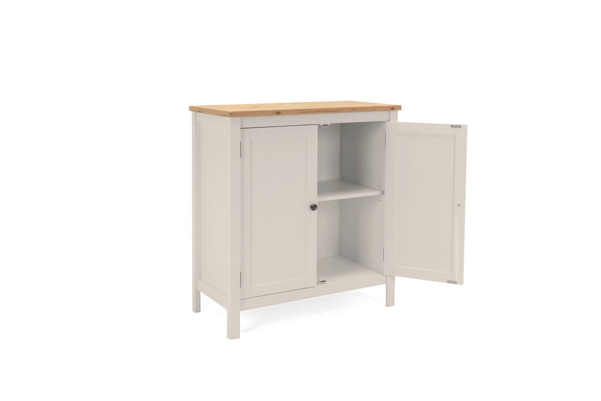 KOMMODE , 80/90/40 cm,  - Kaschmir/Eiche Artisan, Konventionell, Holzwerkstoff/Metall (80/90/40cm) - MID.YOU