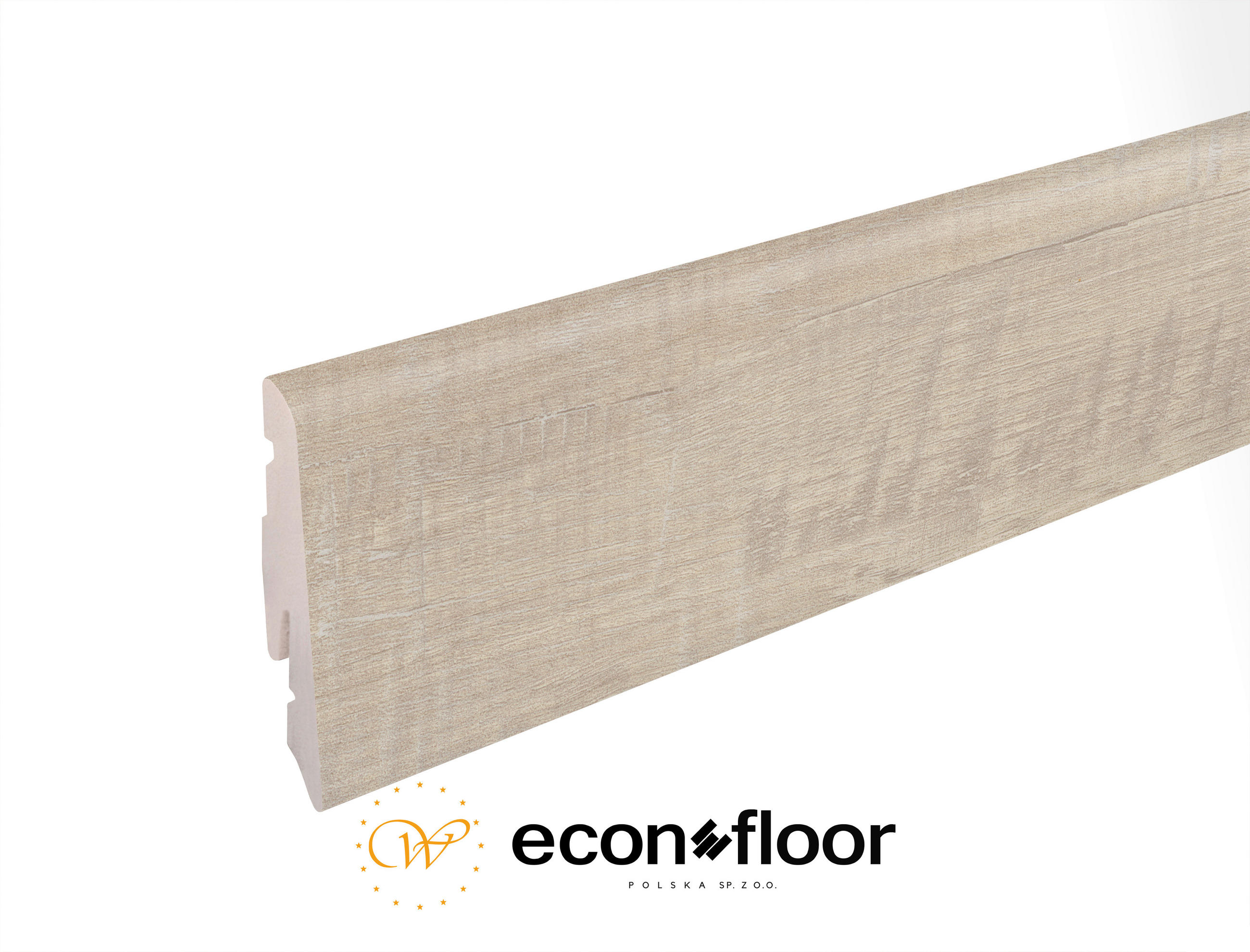 SOCKELLEISTE  per  m² - Eiche grau, Basics, Kunststoff (240cm)