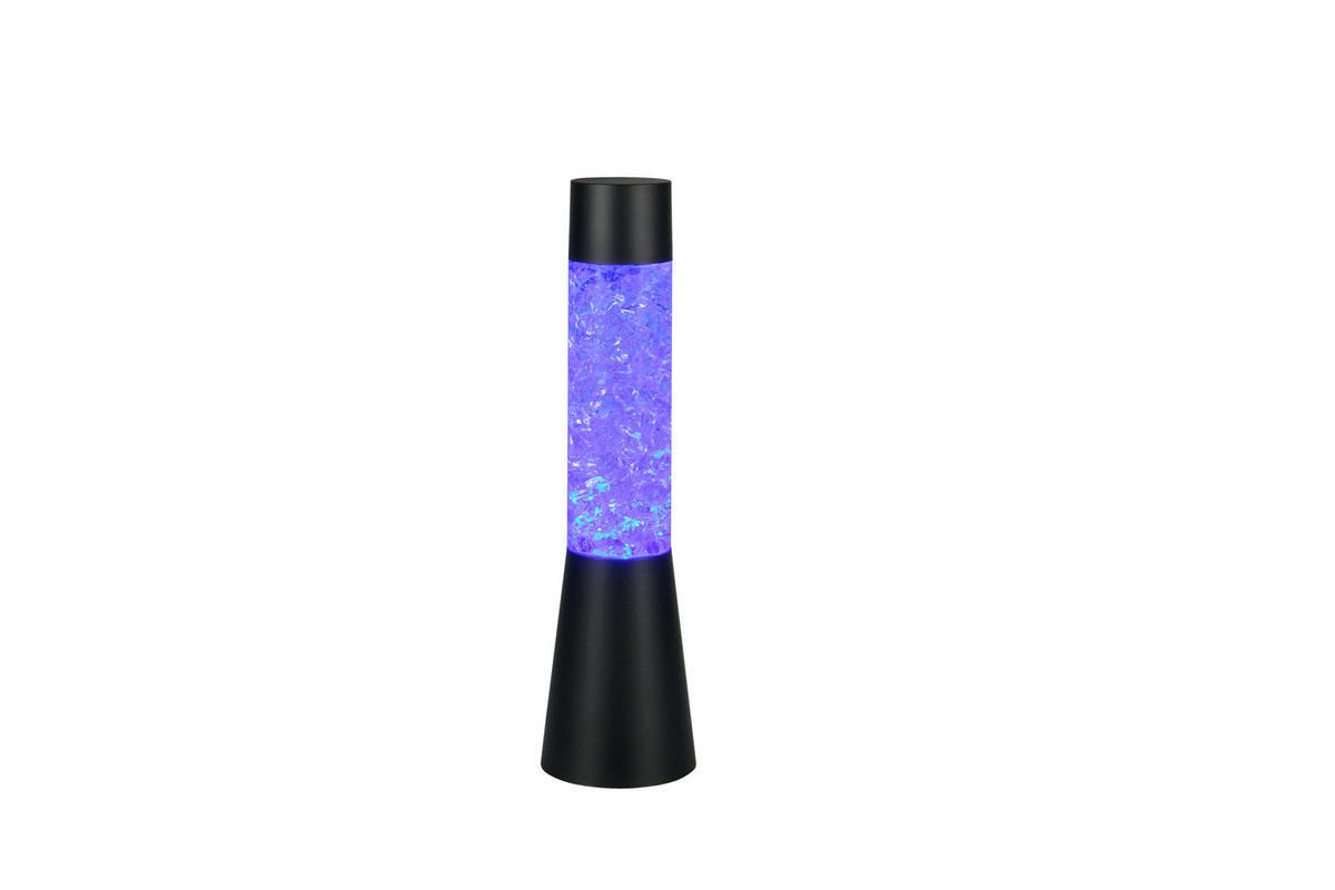 LED-TISCHLEUCHTE Martini 9/33 cm  - Transparent/Schwarz, LIFESTYLE, Kunststoff (9/33cm)