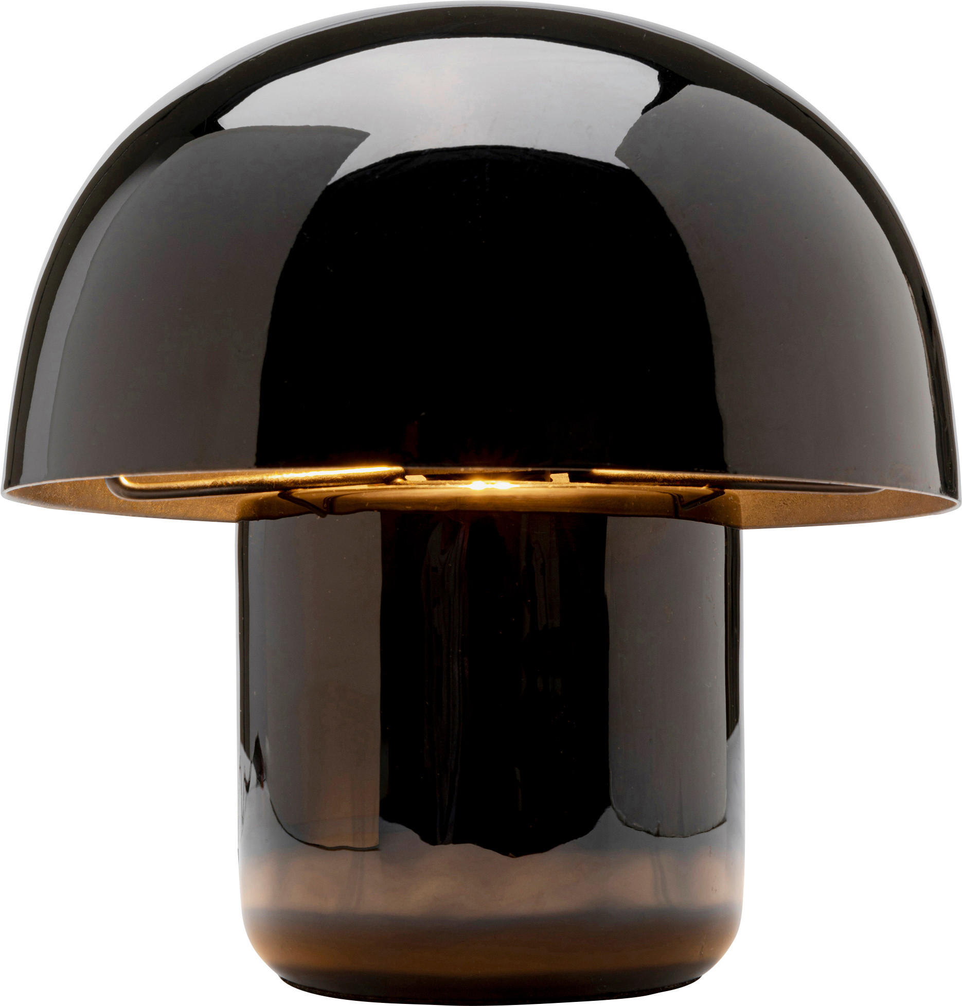 TISCHLEUCHTE Mushroom 20/20/20 cm - Schwarz, MODERN, Metall (20/20/20cm) - Kare-Design