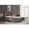 BOXBETT 160/200 cm  in Taupe  - Taupe/Schwarz, Design, Holz/Holzwerkstoff (160/200cm) - Xora