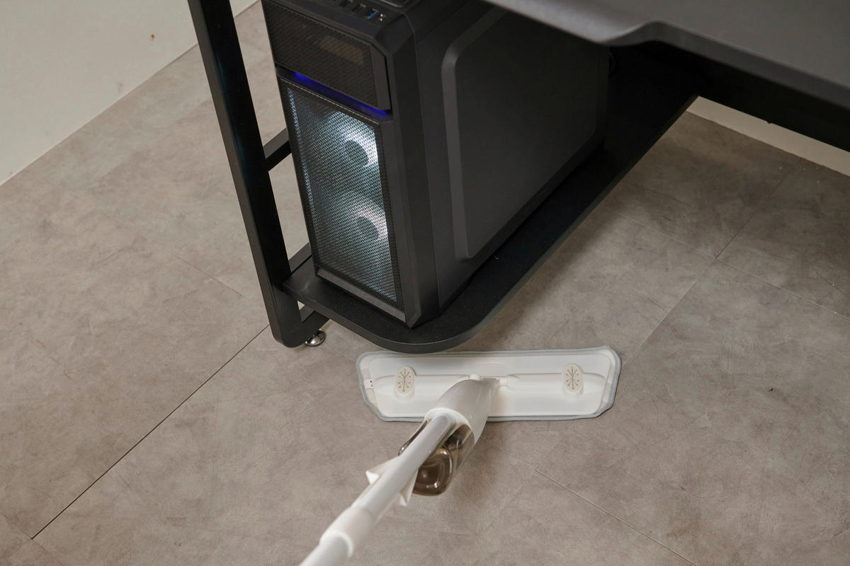 SCHREIBTISCH 120/70/148 cm  in Schwarz  - Schwarz, Design, Holzwerkstoff/Metall (120/70/148cm) - Livetastic