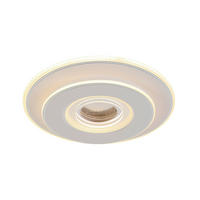 LED-DECKENLEUCHTE 35/6 cm   - Chromfarben/Weiß, Basics, Kunststoff/Metall (35/6cm) - Novel