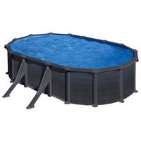 POOL SET GRE KITPROV508GF 2021 527/500/132 cm  - Graphitfarben, KONVENTIONELL (527/500/132cm) - Gre
