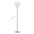 LED-DECKENFLUTER 40/180 cm    - Weiß/Nickelfarben, KONVENTIONELL, Kunststoff/Metall (40/180cm) - Dieter Knoll