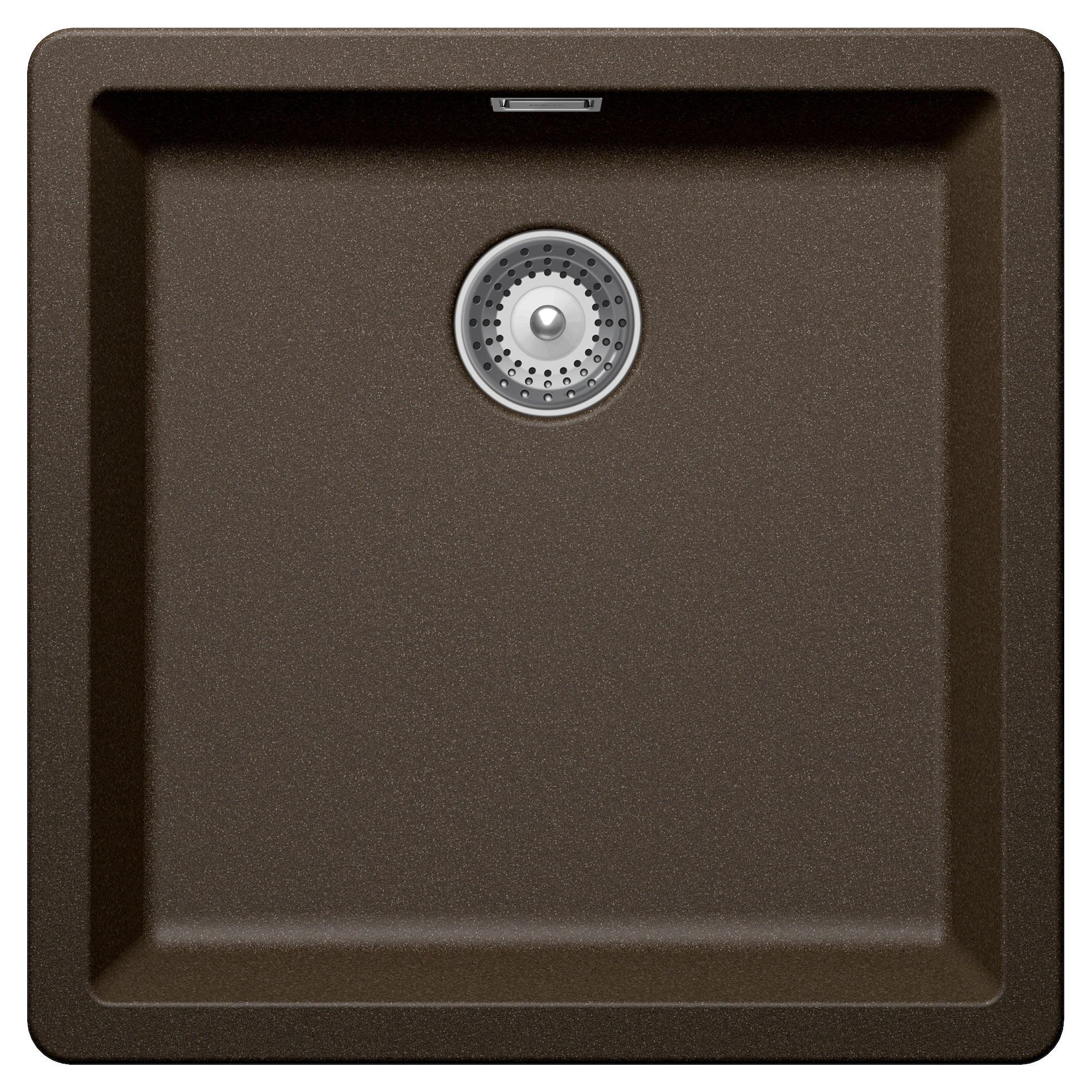 SPÜLE GREN100UBRO  - Bronzefarben, Basics, Stein (45,6/45,6cm) - Schock