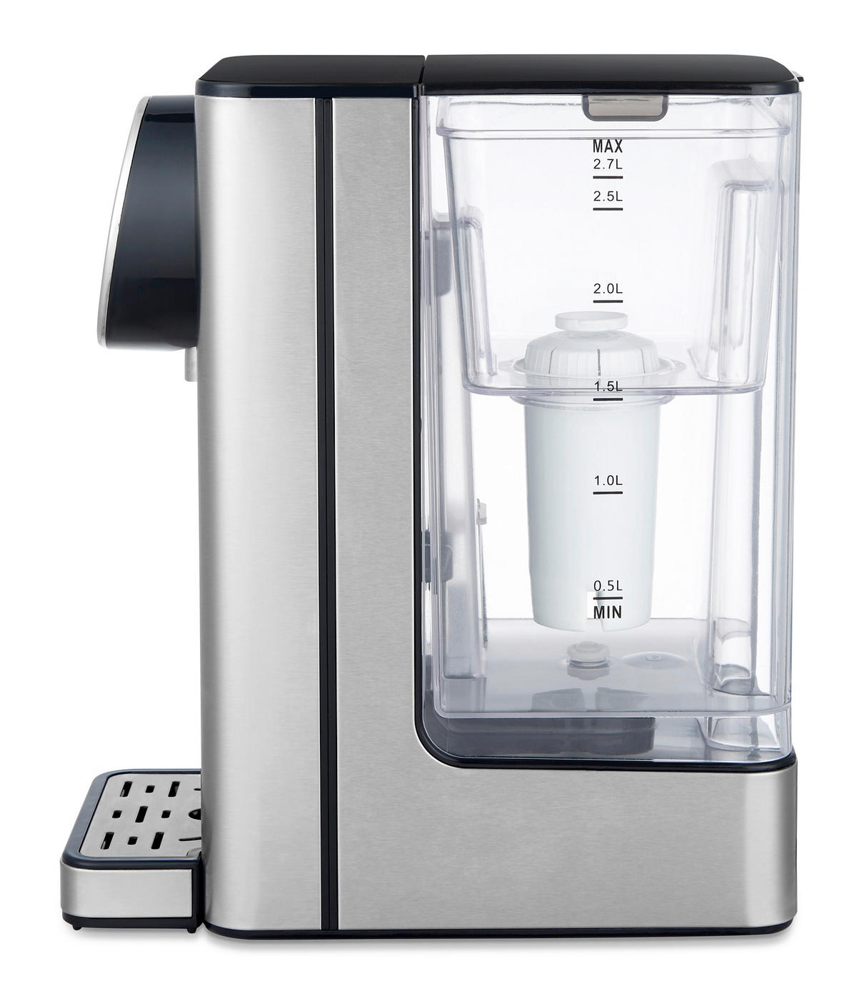 WASSERKOCHER  - Grau, Basics, Metall (15,1/31,7/26cm) - Trisa Electronics