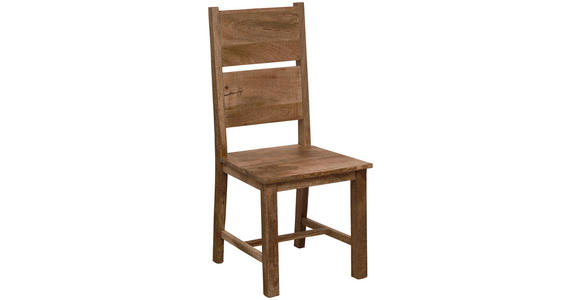 STUHL     - Hellbraun/Naturfarben, Design, Holz (45/100/45cm) - Carryhome