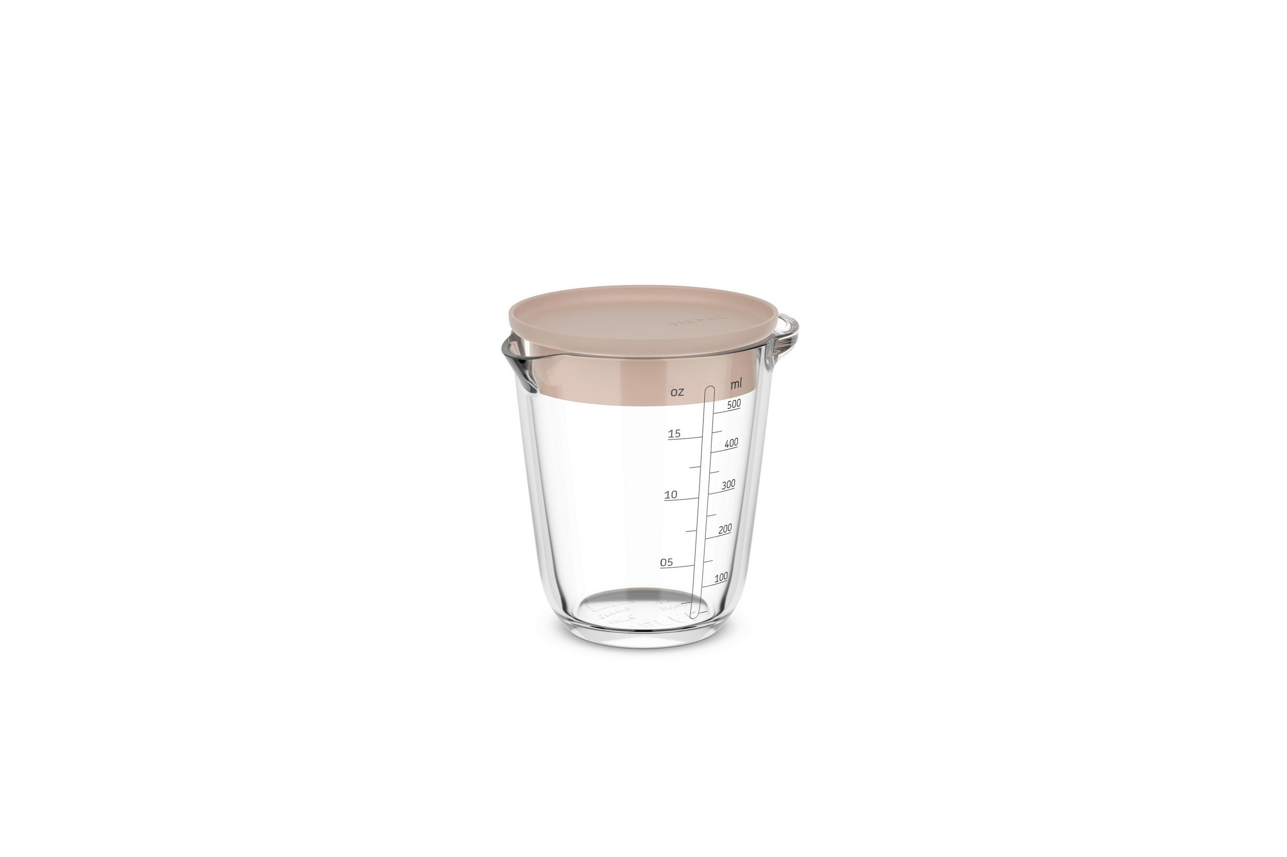 ODMĚRKA - průhledné/krémová, Konvenční, plast/sklo (500ml) - Mepal