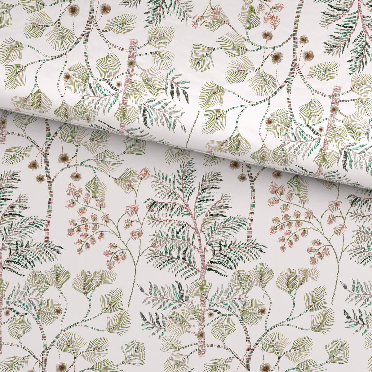 BETTWÄSCHE Satin 140/200 cm  - Beige, Trend, Textil (140/200cm) - Novel