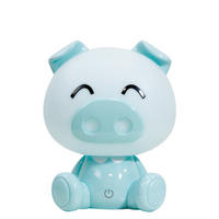 KINDERTISCHLEUCHTE  - Hellblau, Basics, Kunststoff (15/15/19cm)