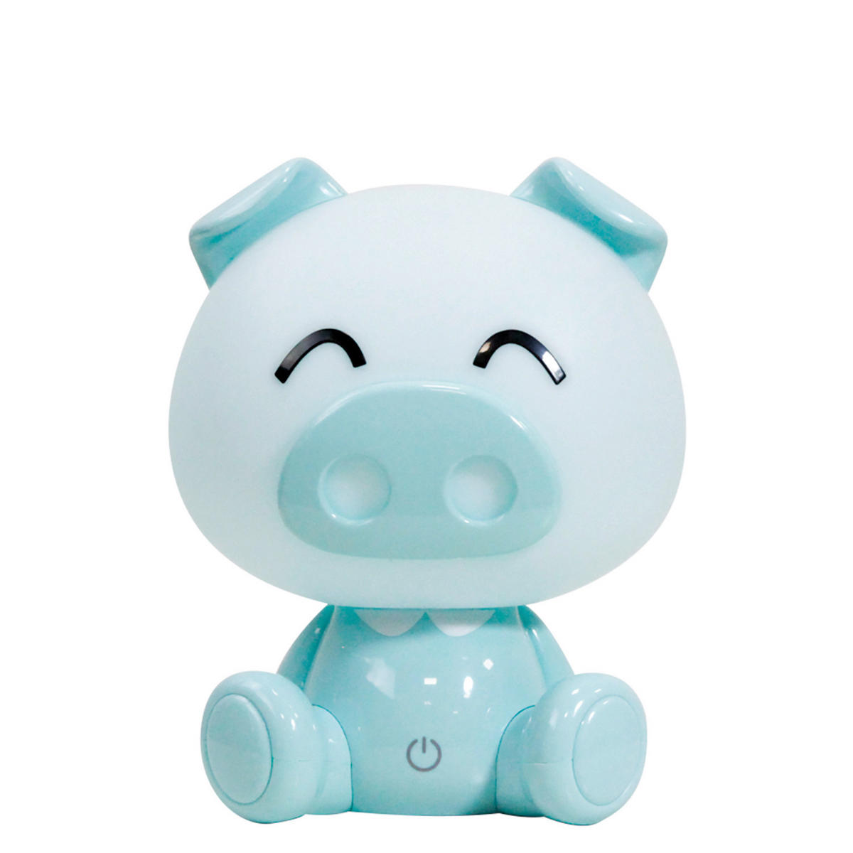 KINDERTISCHLEUCHTE  - Hellblau, Basics, Kunststoff (15/15/19cm)