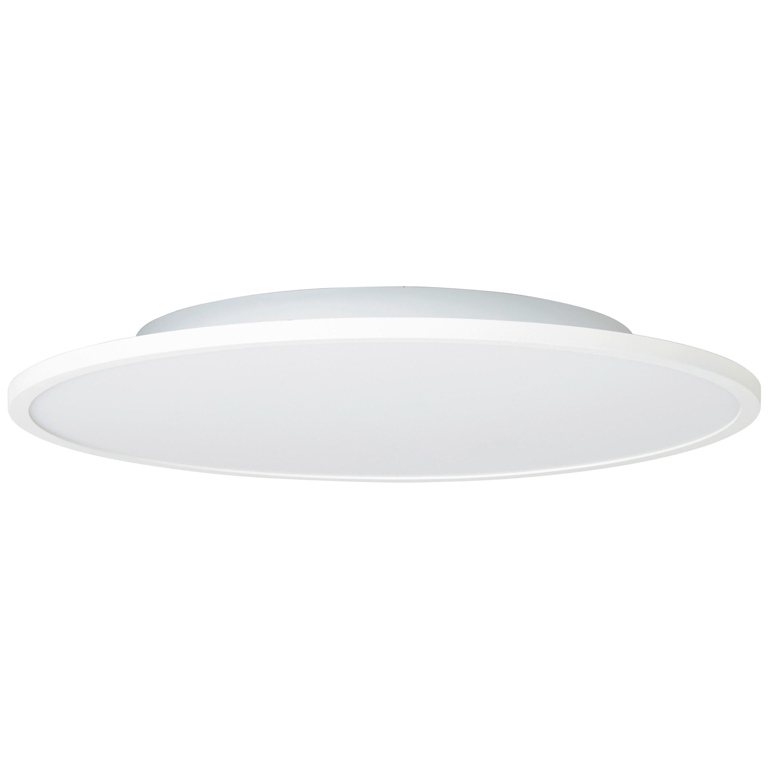 LED-DECKENLEUCHTE Buffi 45/4,5 cm   - Weiß, Basics, Kunststoff/Metall (45/4,5cm) - Brilliant