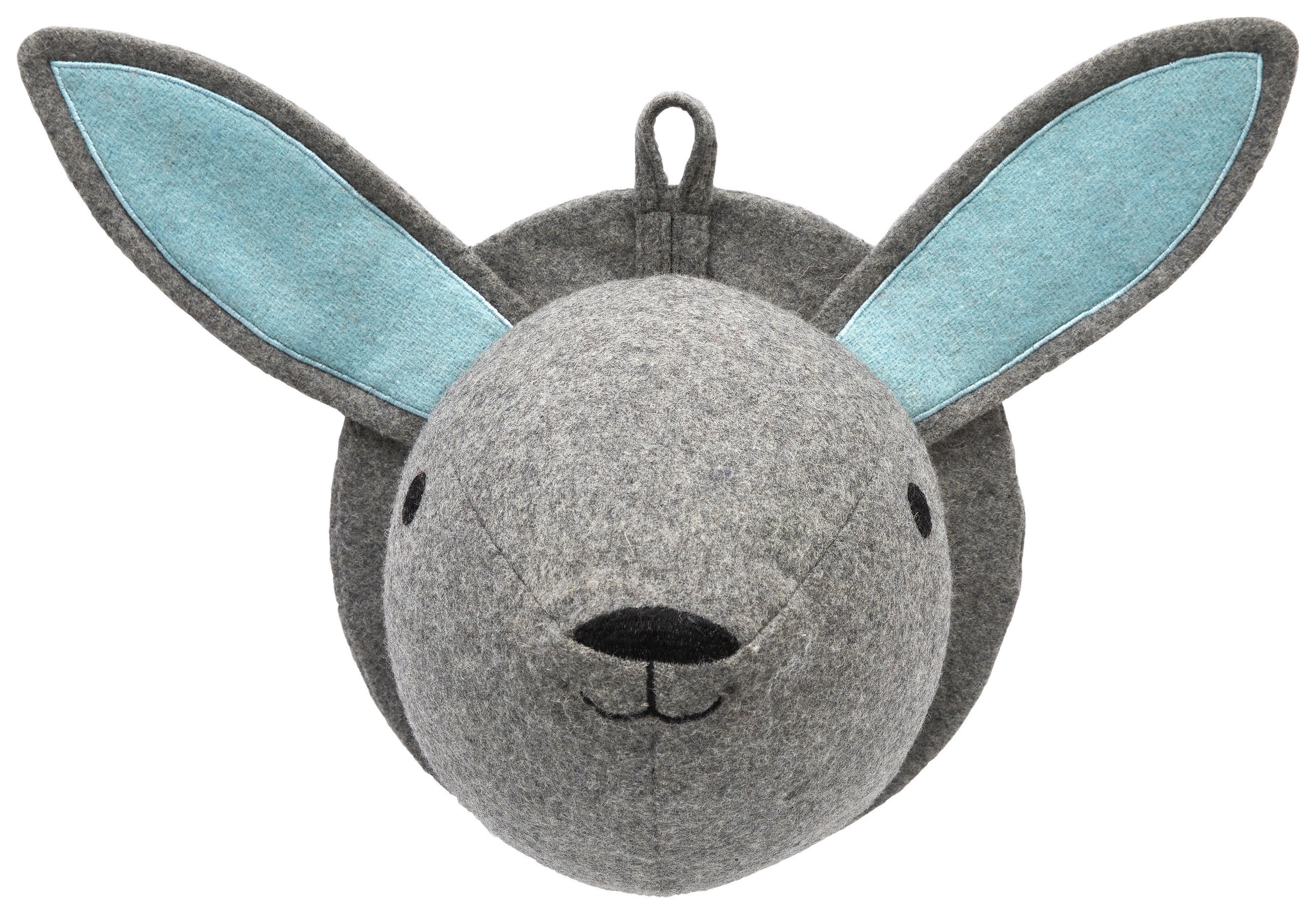BABYWANDDEKO - Grau/Hellblau, Basics, Textil (30/45/23cm) - Patinio