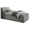 BOXSPRINGBETT 120/200 cm  in Silberfarben  - Silberfarben, Design, Kunststoff/Textil (120/200cm) - Esposa