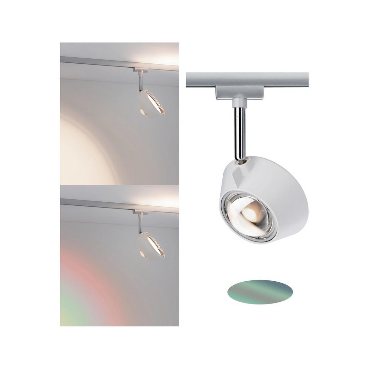 SCHIENENSYSTEM-STRAHLER - Basics (8/13,2/3,2cm) - Paulmann