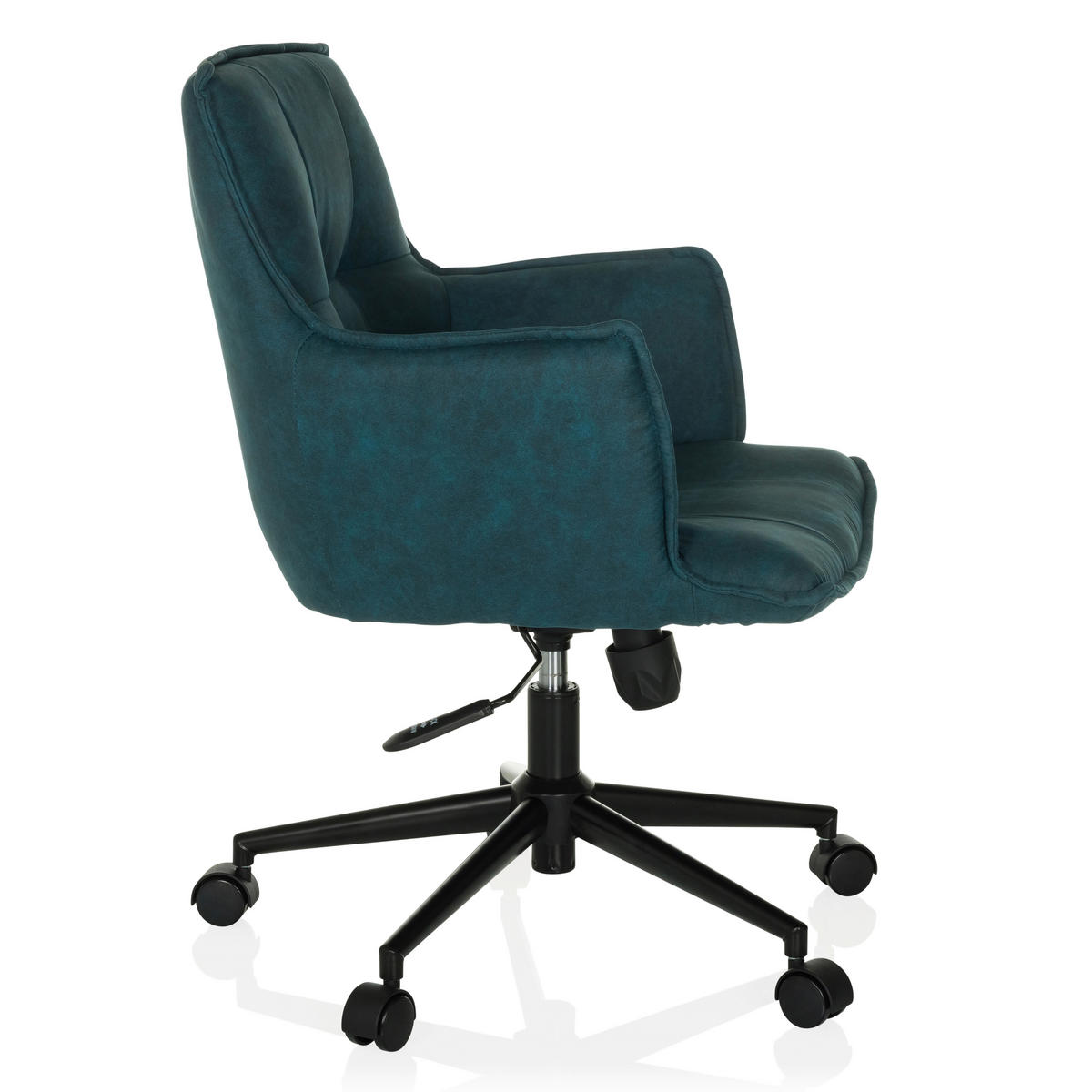 DREHSTUHL Dunkelblau  - Schwarz/Dunkelblau, MODERN, Kunststoff/Textil (54/85/70cm) - MID.YOU