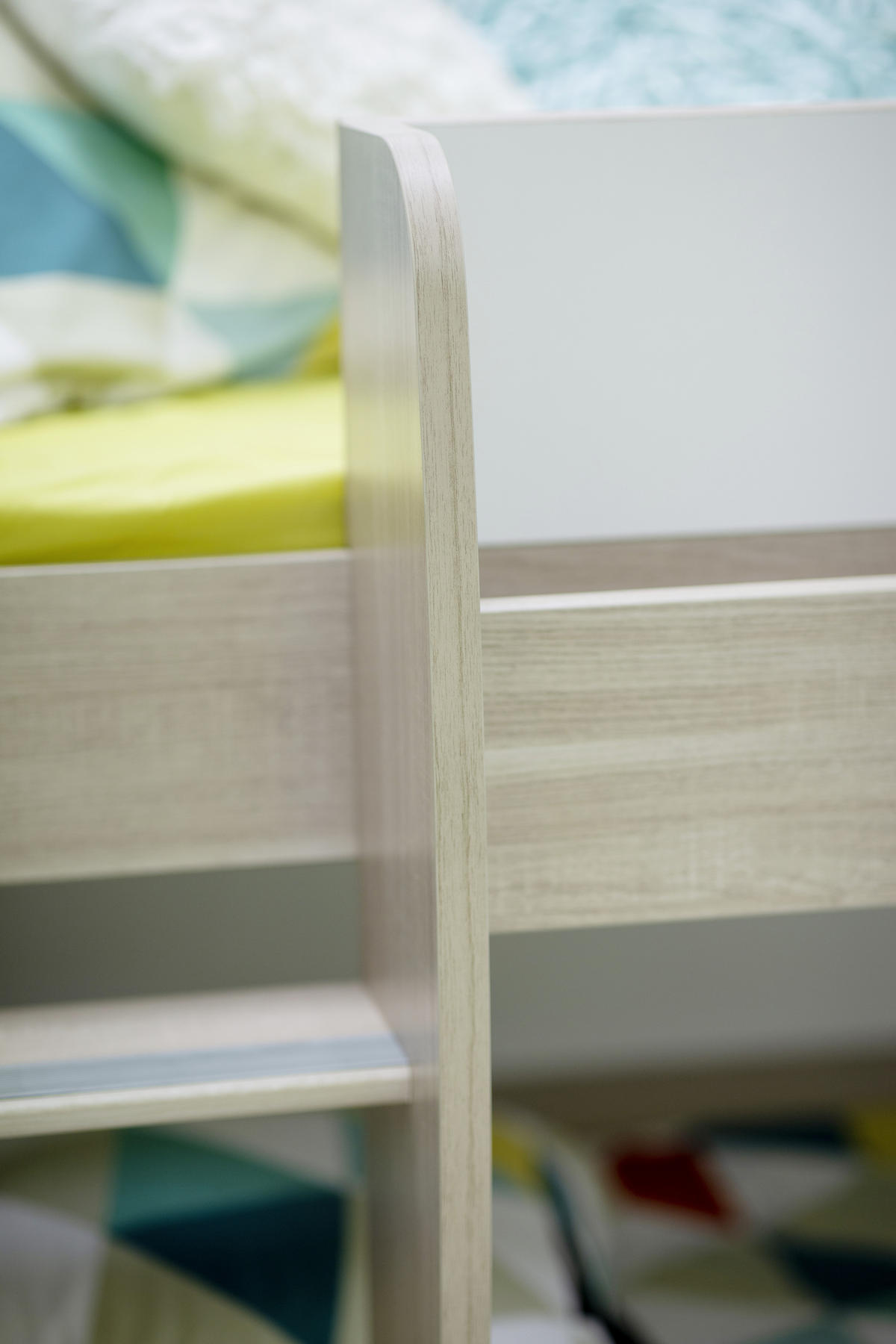 ETAGENBETT - Eichefarben, MODERN, Holzwerkstoff (90/200cm) - MID.YOU