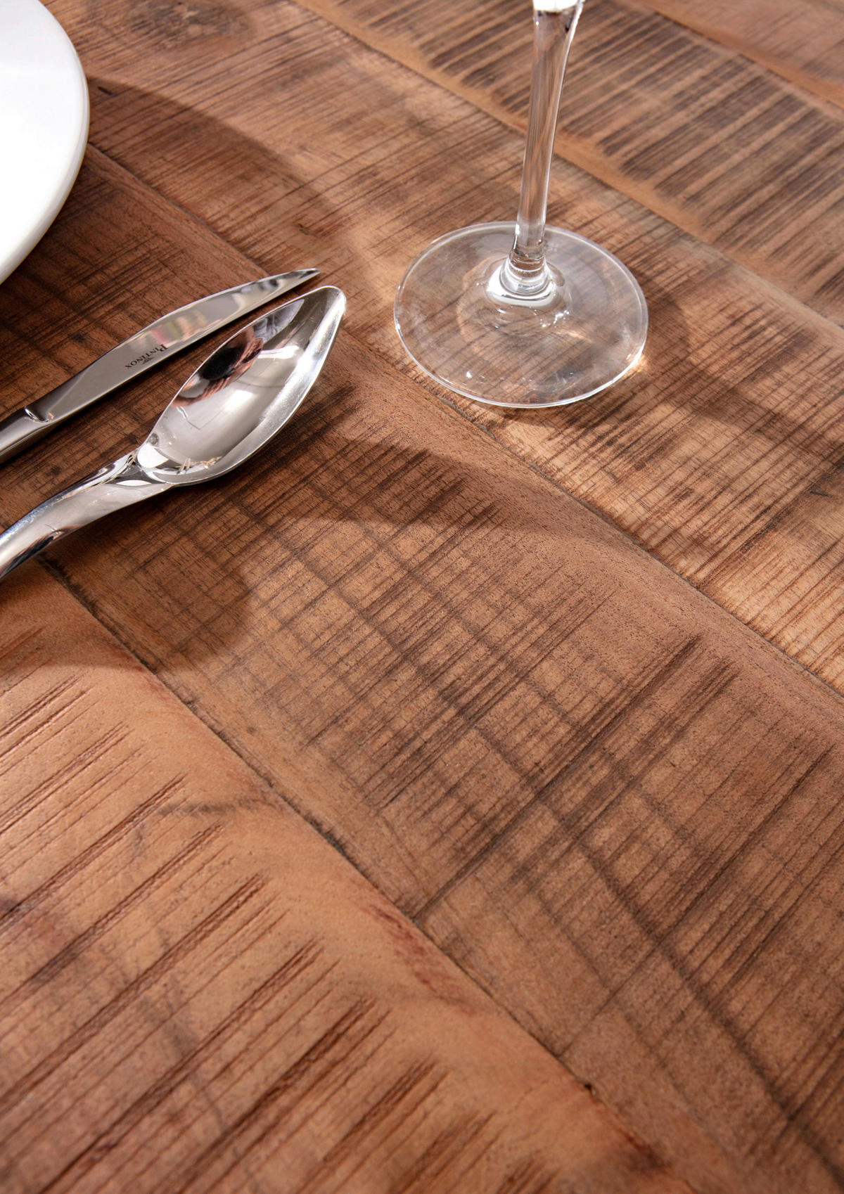 ESSTISCH in Holz, Metall 200/100/76 cm  - Schwarz/Akaziefarben, Design, Holz/Metall (200/100/76cm) - Landscape