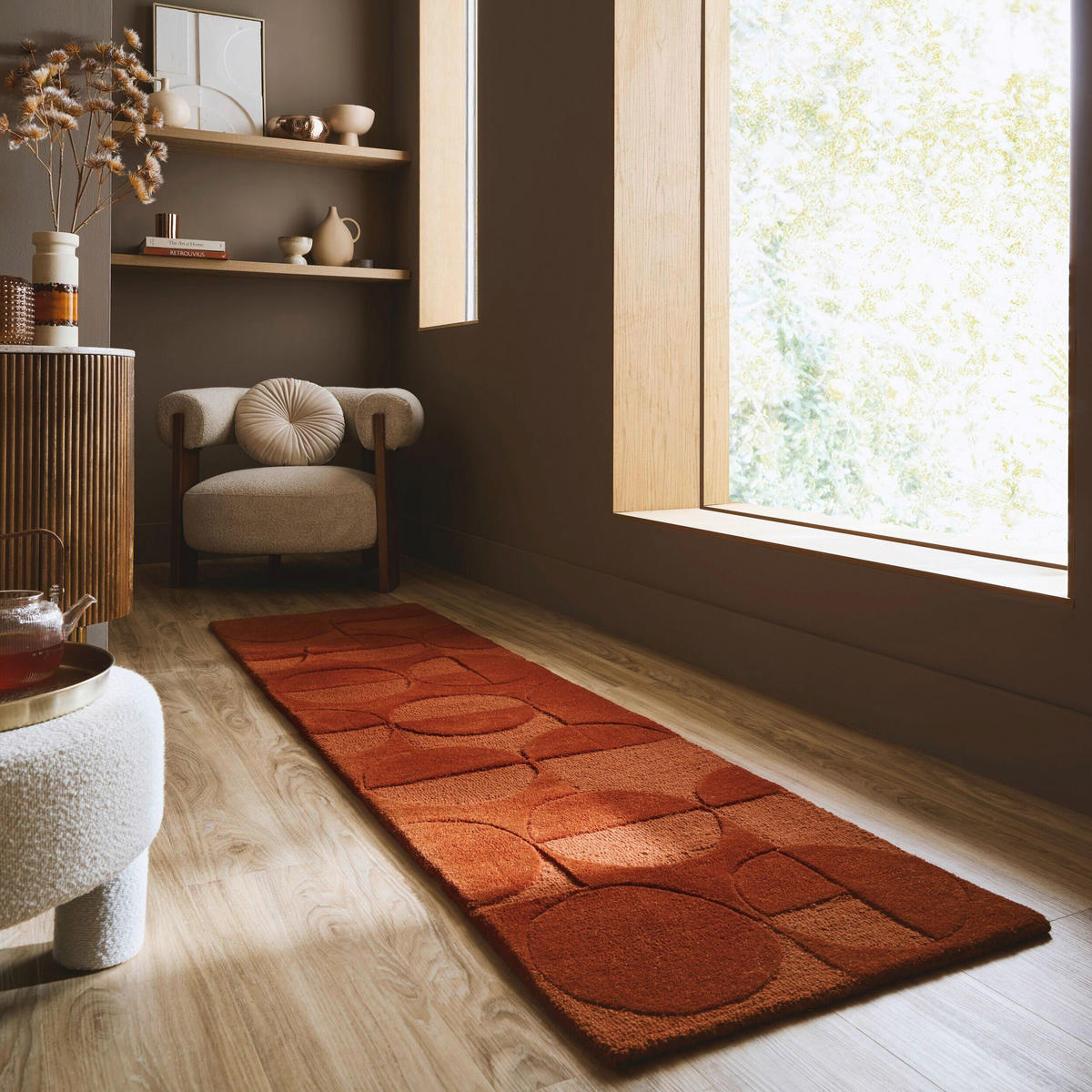 LÄUFER 60/230 cm Gigi  - Terracotta, Basics, Textil (60/230cm) - Flair Rugs
