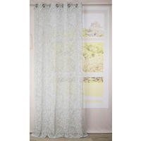 ÖSENSCHAL halbtransparent 140/245 cm   - Weiß/Grau, Natur, Textil (140/245cm)