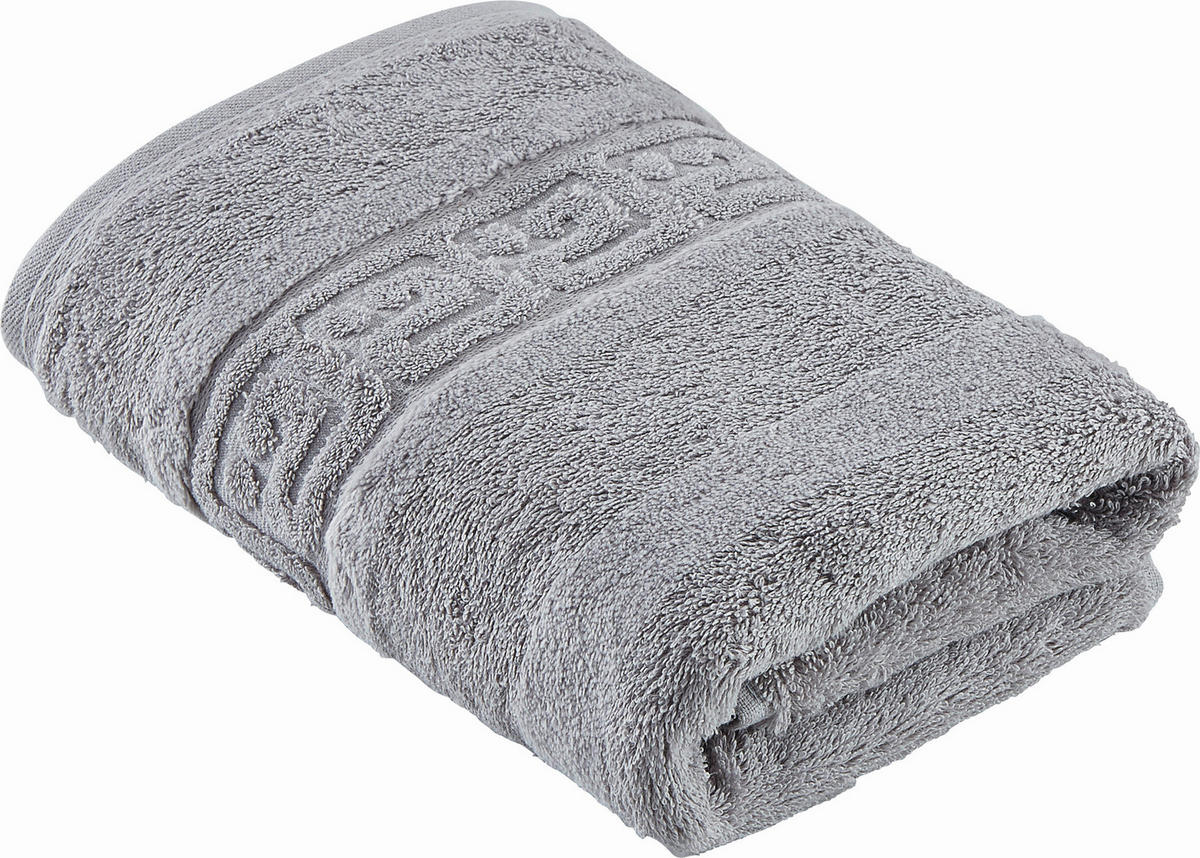 HANDTUCH Silberfarben  - Silberfarben, Basics, Textil (50/100cm) - Cawoe