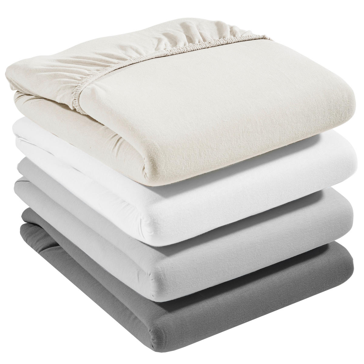 CEARȘAF CU ELASTIC 100/200 cm  - antracit, Basics, textil (100/200cm) - Boxxx