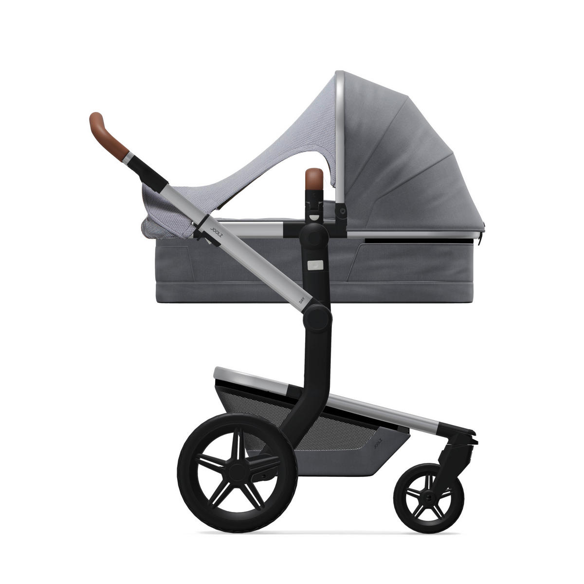 KINDERWAGENAUSSTATTUNG Aer  - Grau, Basics, Textil (18/18/5cm) - Joolz