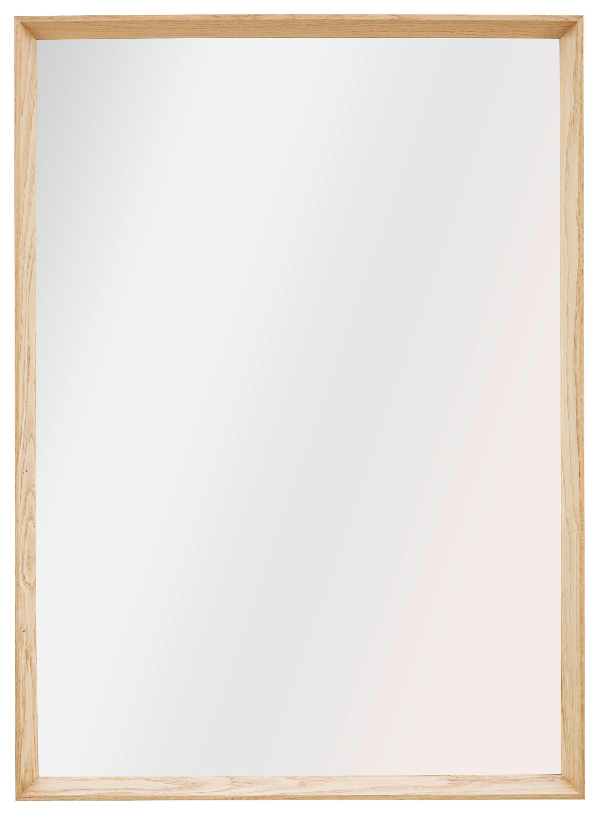 NÁSTĚNNÉ ZRCADLO 52/72,5/4 cm  - barvy dubu, Design, dřevo/sklo (52/72,5/4cm) - Xora