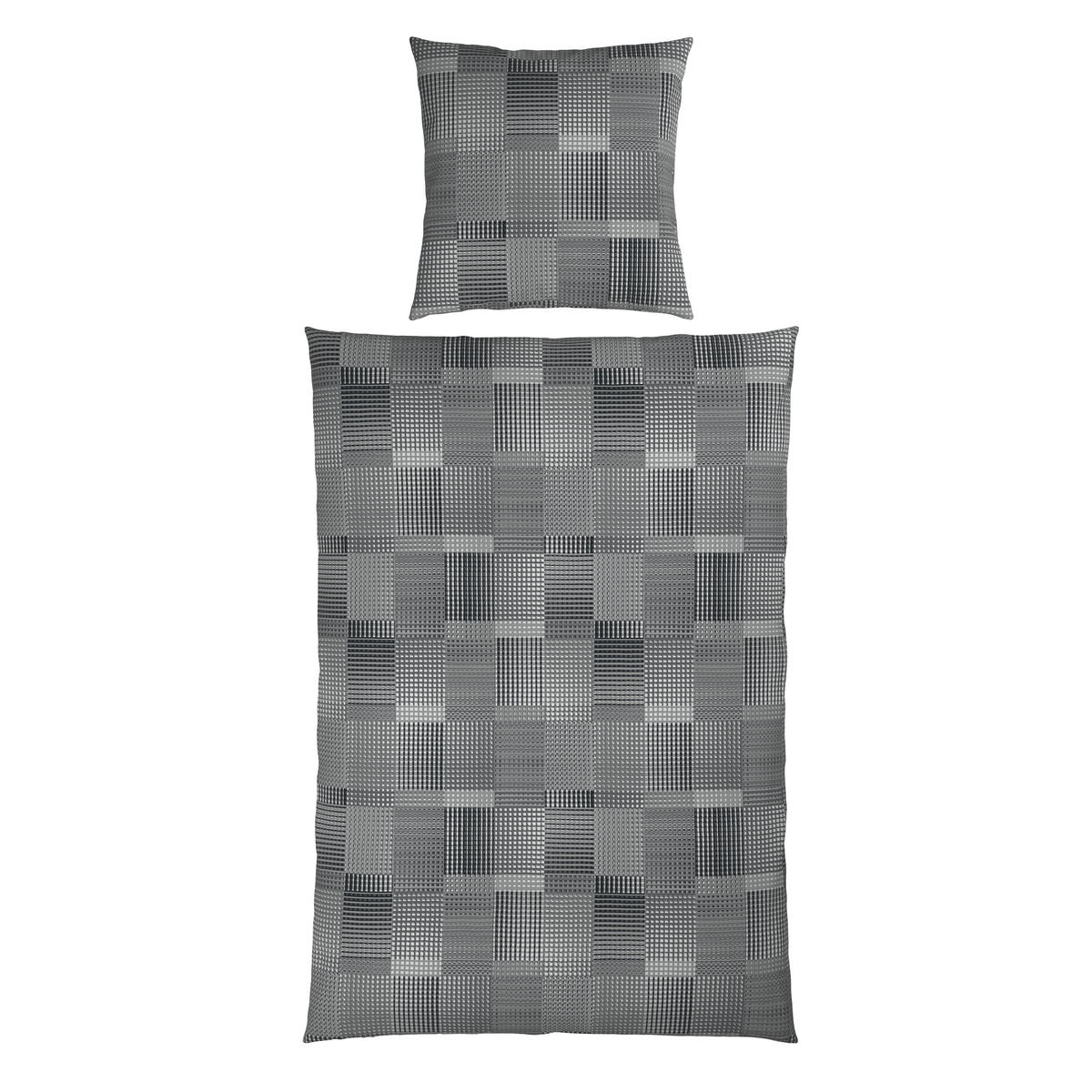 BETTWÄSCHE Flanell 135/200 cm  - Grau, Textil (135/200cm) - Novel