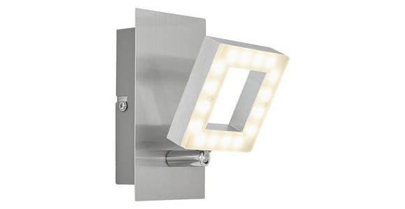 LED-STRAHLER 14/15,5/8 cm - Alufarben/Nickelfarben, Basics, Kunststoff/Metall (14/15,5/8cm) - Novel