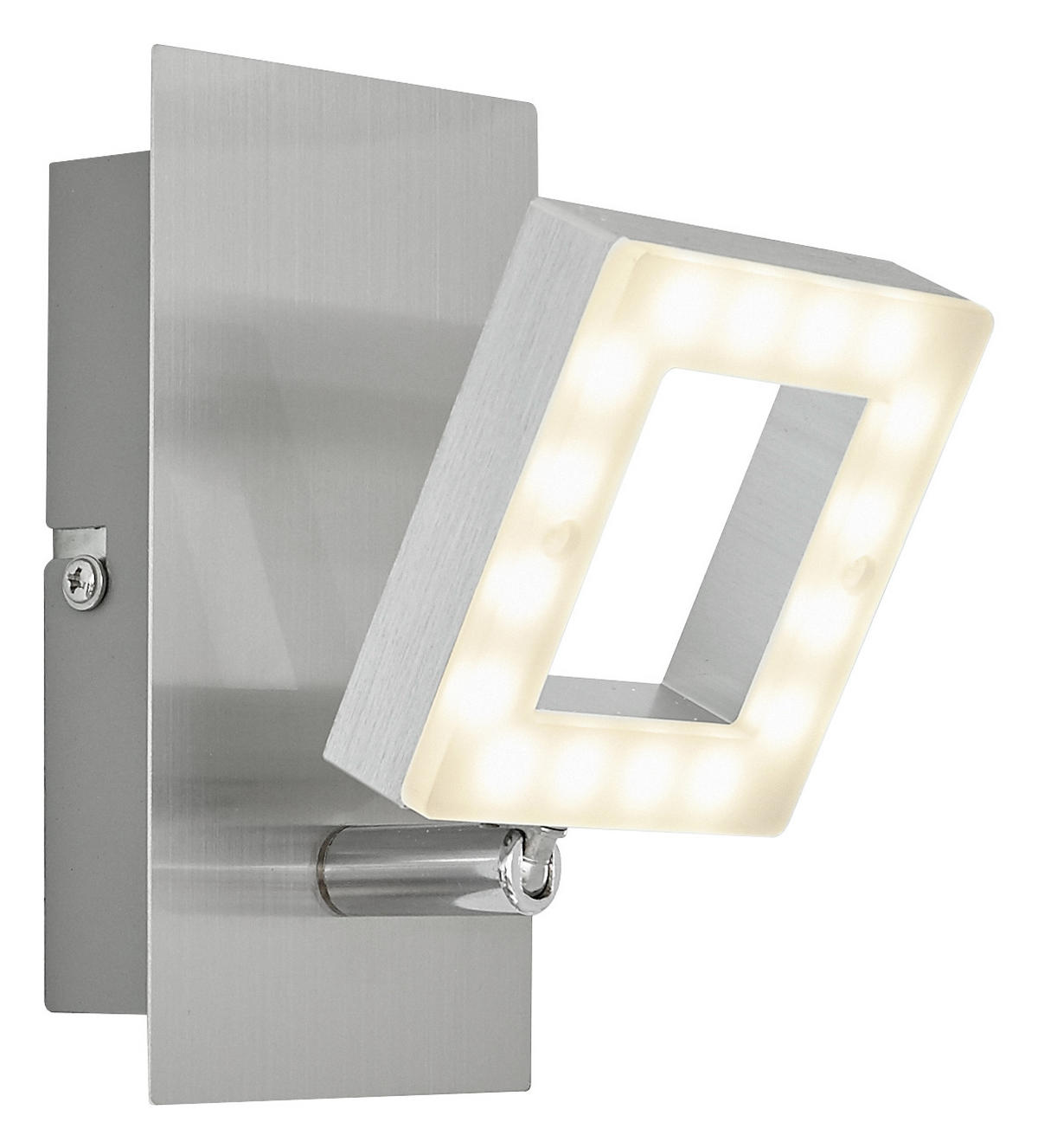 LED-STRAHLER 14/15,5/8 cm   - Alufarben/Nickelfarben, Basics, Kunststoff/Metall (14/15,5/8cm) - Novel