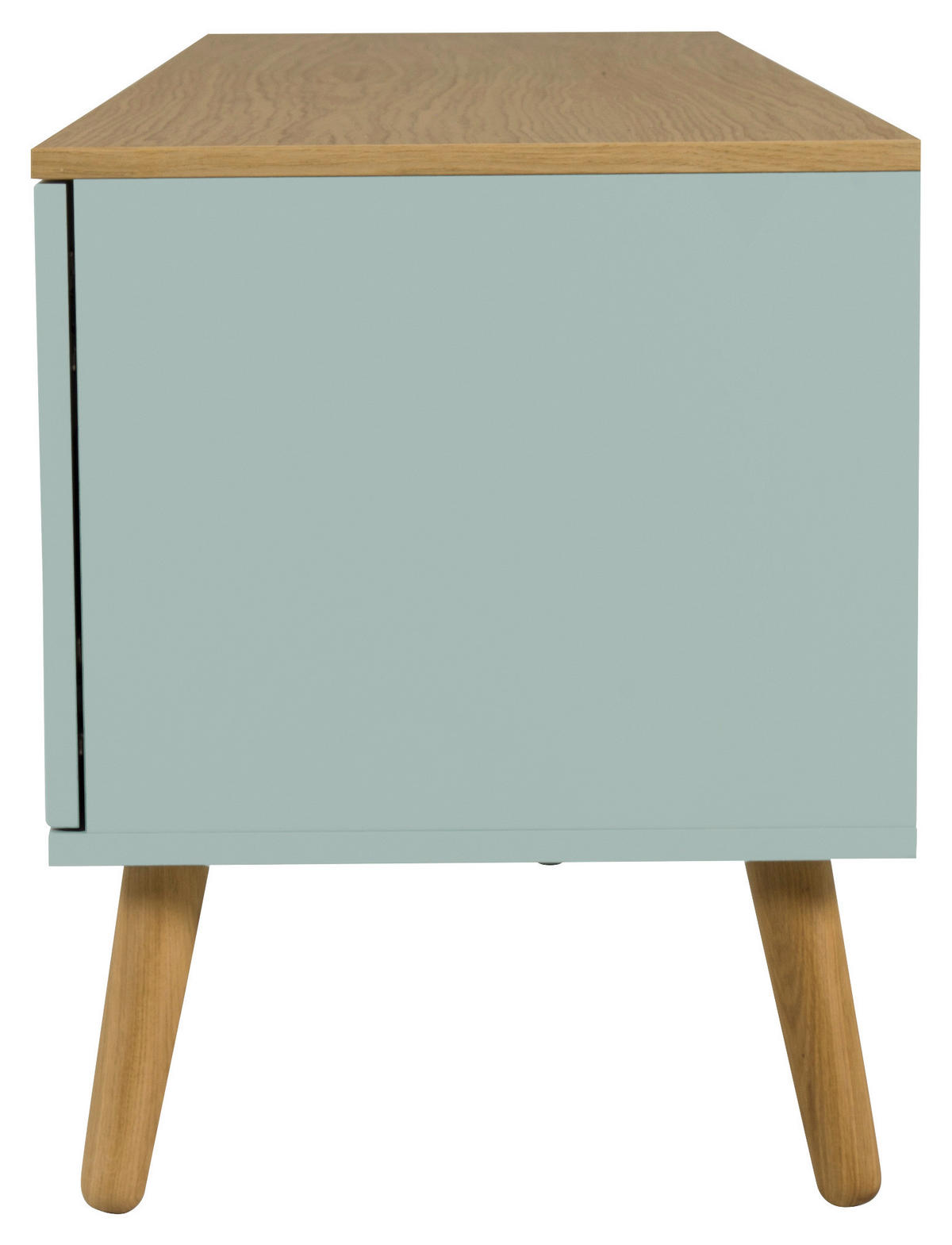 TV-ELEMENT - Eichefarben/Mintgrün, Design, Holz/Holzwerkstoff (192/54/43cm)