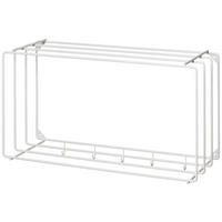 WANDGARDEROBE  in Weiß  - Weiß, Basics, Metall (73/38/26cm) - Livetastic