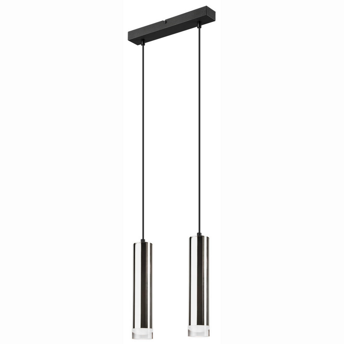 HÄNGELEUCHTE Diego 99/32/8 cm   - Chromfarben, Design, Metall (99/32/8cm)