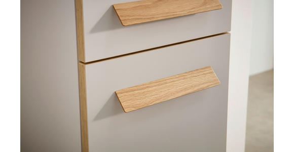 MIDISCHRANK 30/121/33 cm  - Kaschmir/Eiche Artisan, Basics, Glas/Holz (30/121/33cm) - Dieter Knoll
