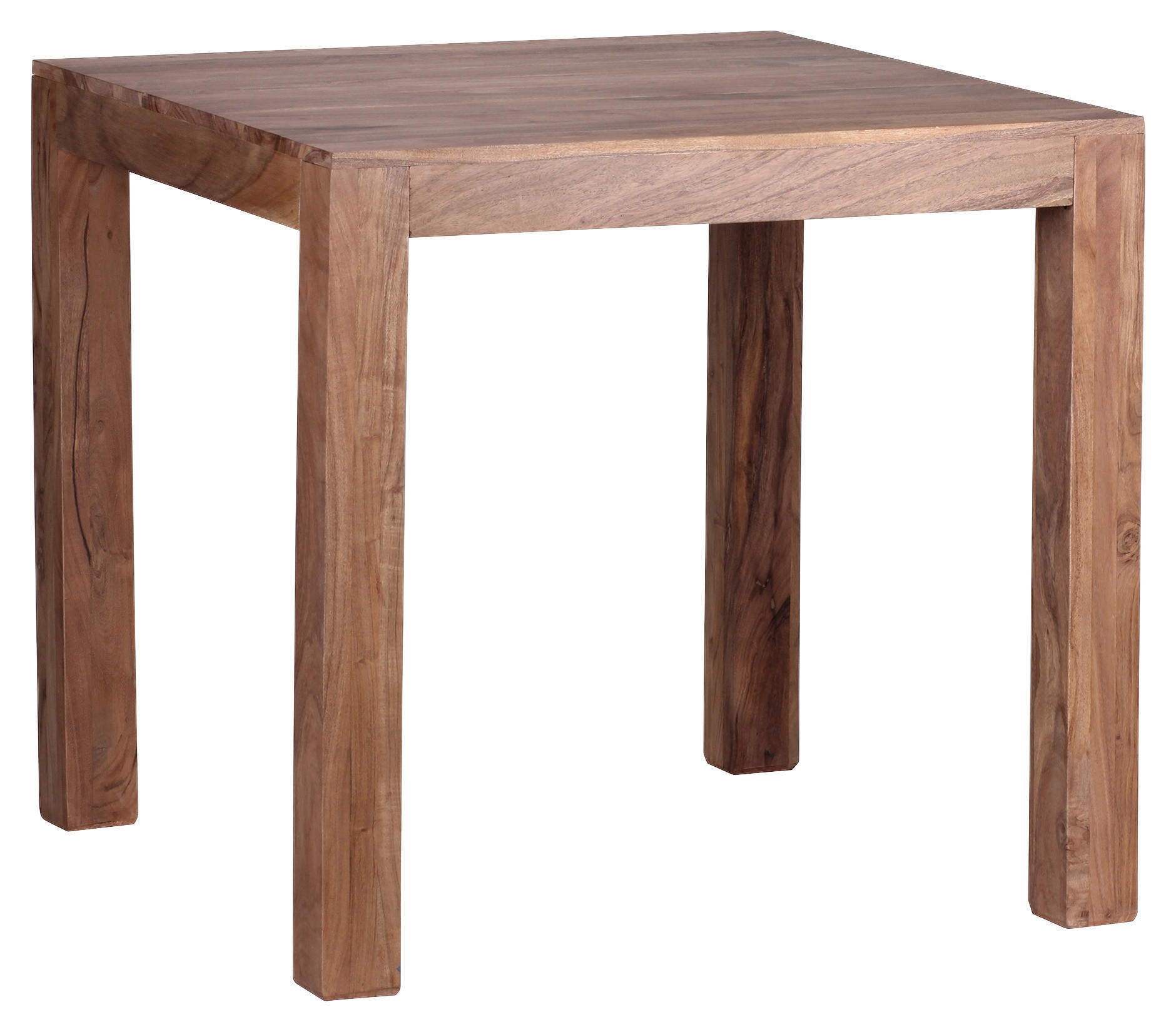 ESSTISCH in Holz 80/80/76 cm  - Akaziefarben, MODERN, Holz (80/80/76cm) - MID.YOU