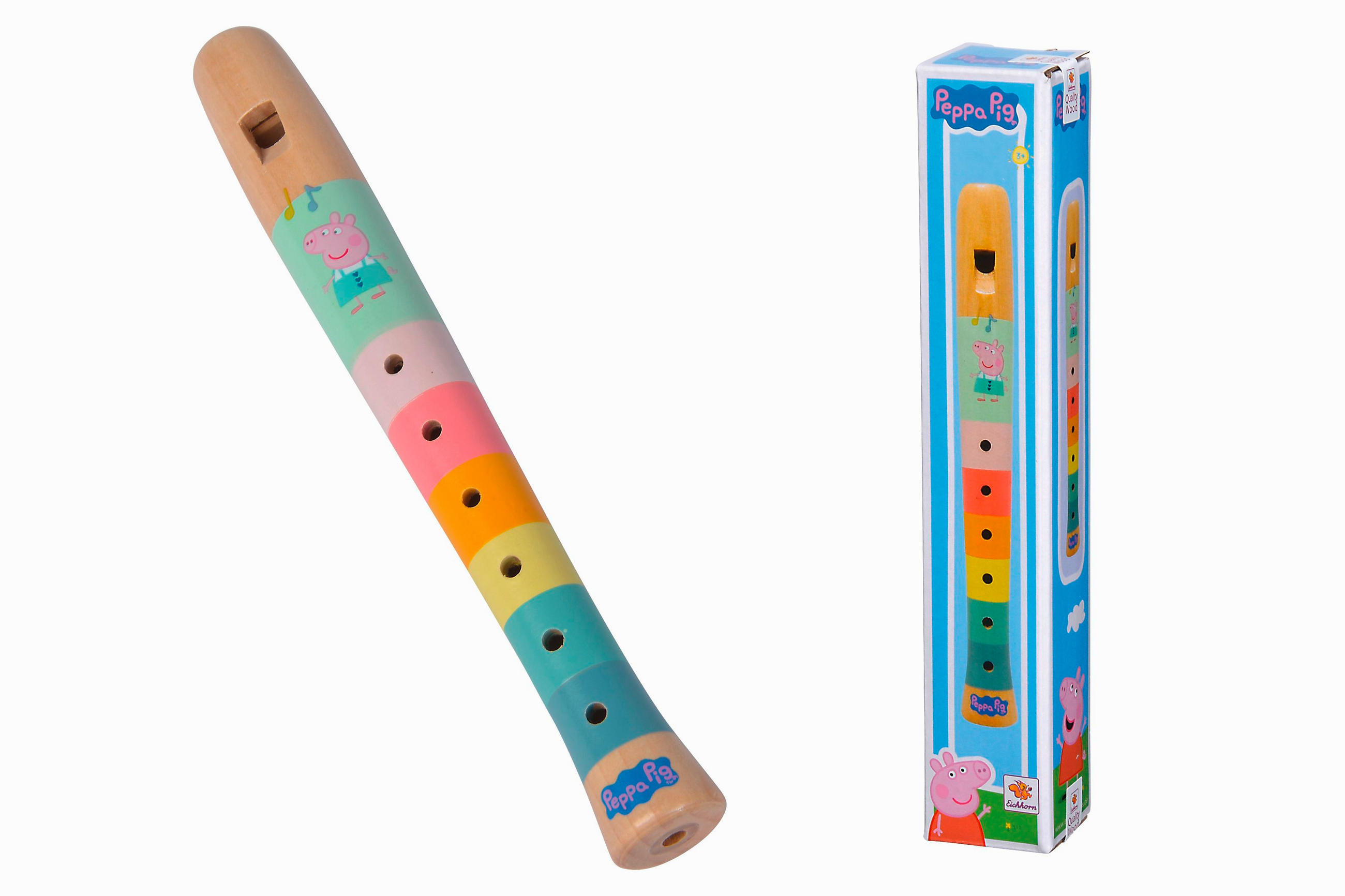 SET ZA GLAZBU  PEPPA PIG  - višebojno, Basics, drvo (3,50/3,50/21cm) - Simba