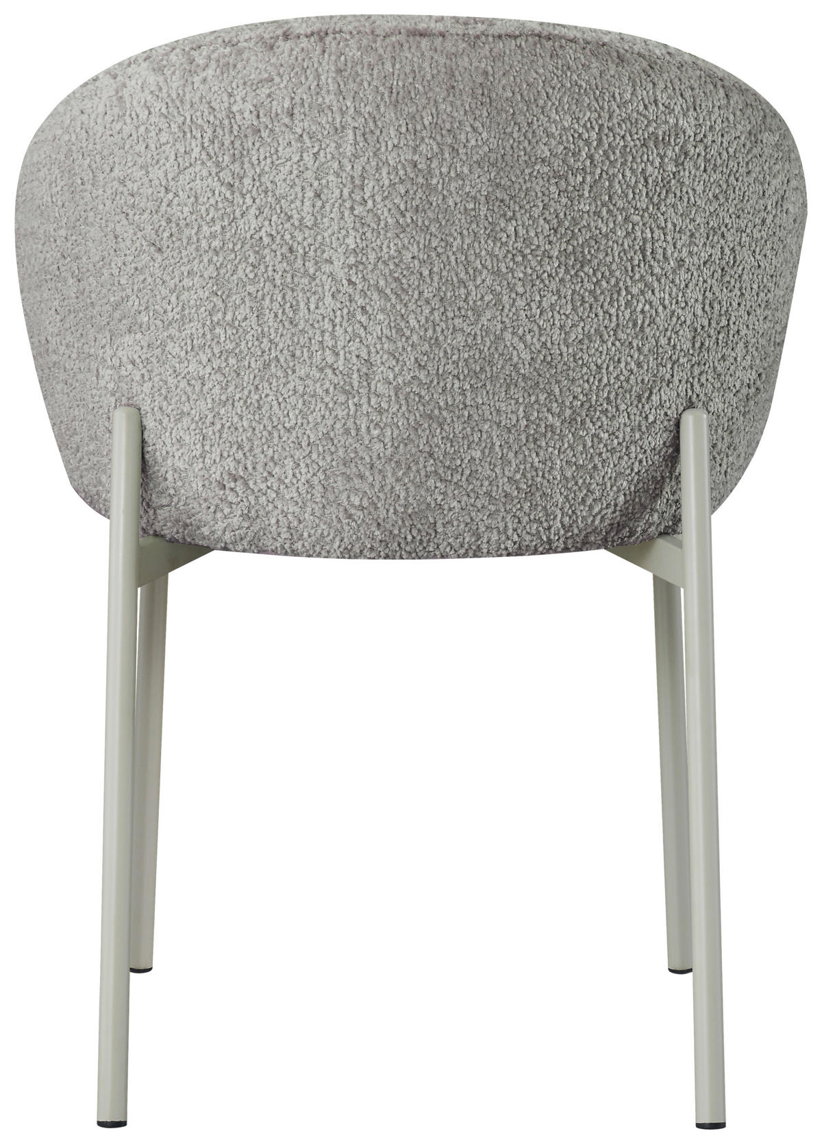 STUHL Struktur Taupe  - Taupe/Greige, Design, Textil/Metall (59/81/60cm) - Carryhome