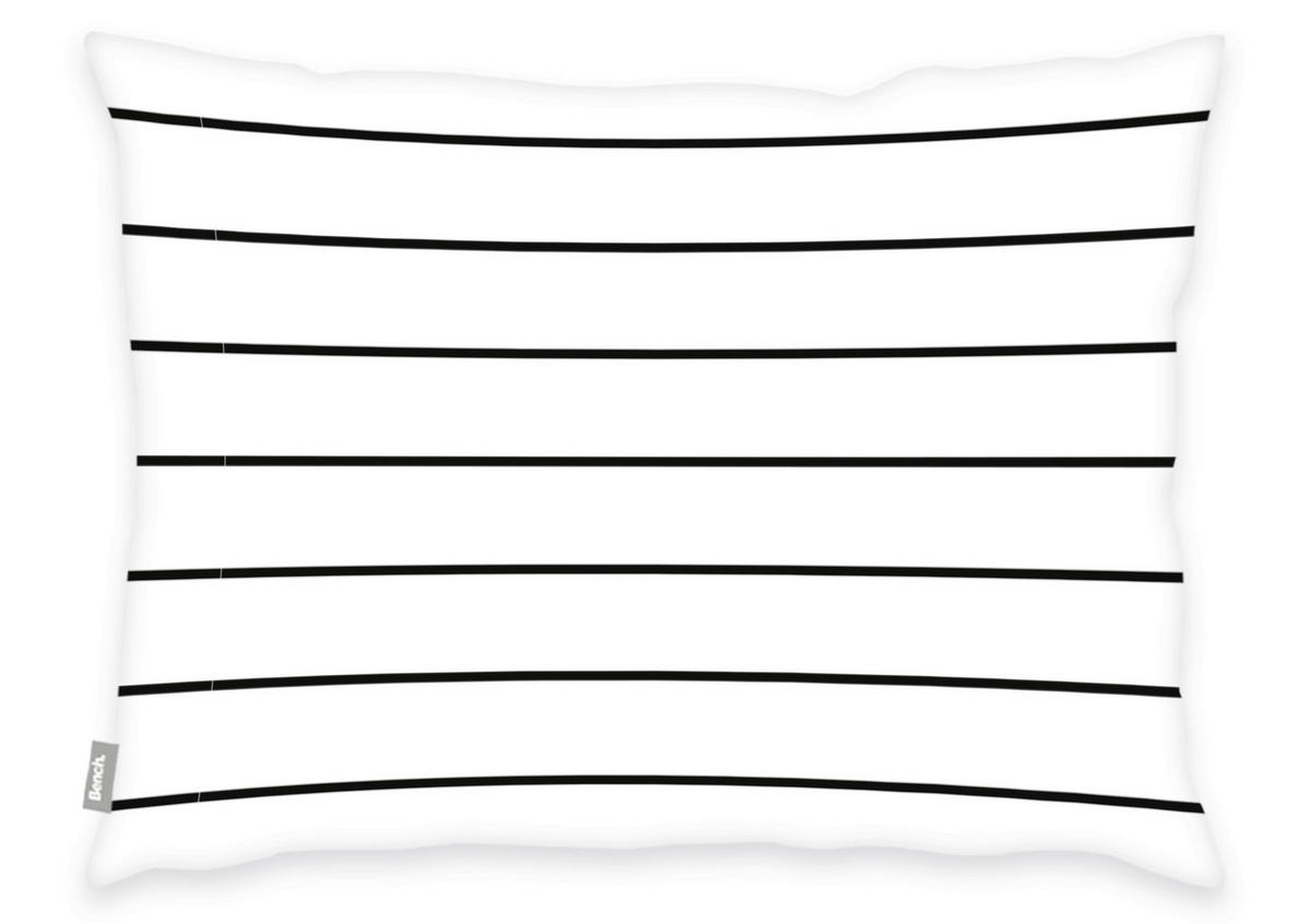 MLADINSKA POSTELJNINA BENCH 140/200 cm renforcé črna, bela  - črna/bela, Konvencionalno, tekstil (140/200cm) - Bench