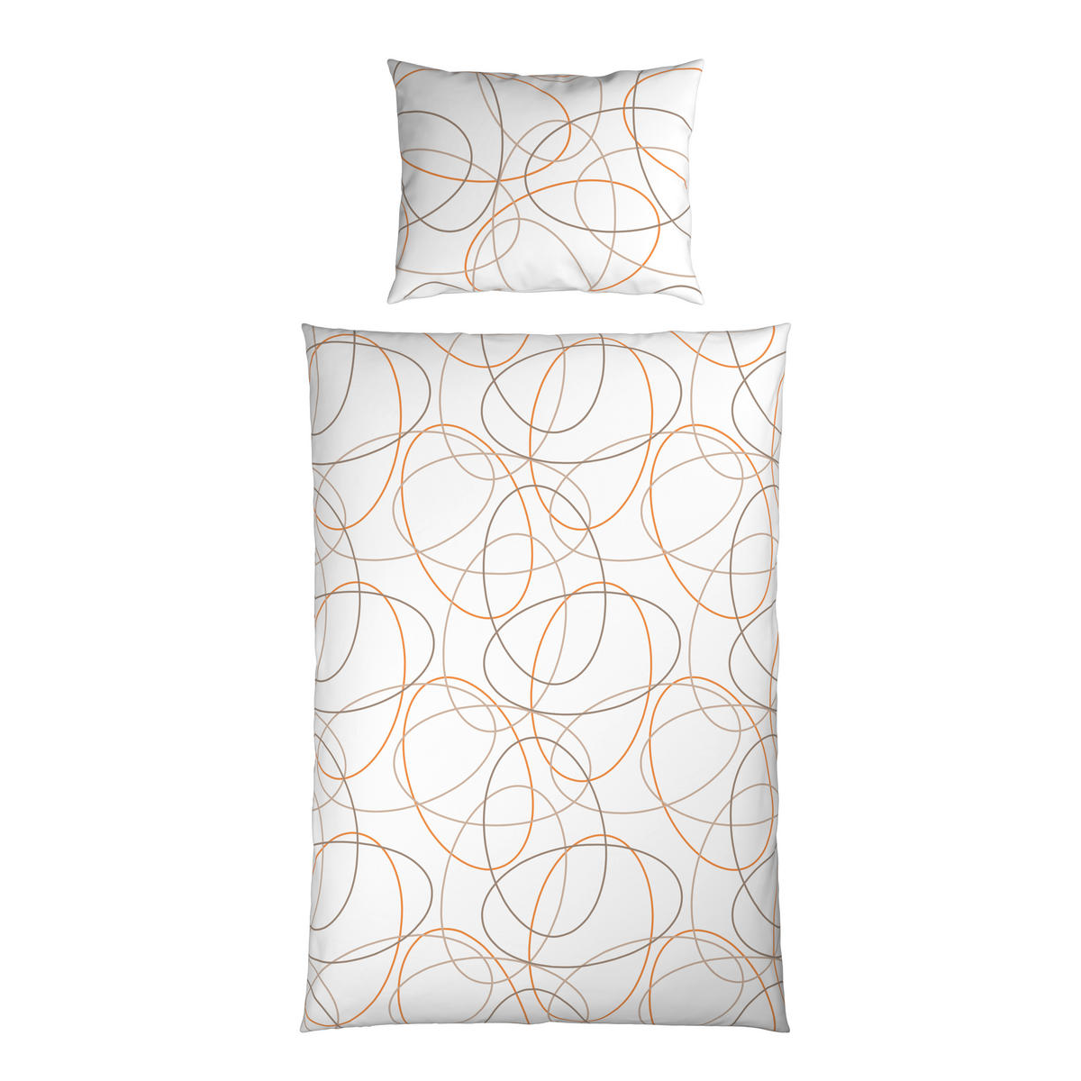 POSTELJINA Mavie 140/200 cm renforcé tkanina braon, bela  - bela/braon, Konvencionalno, tekstil (140/200cm) - Esposa