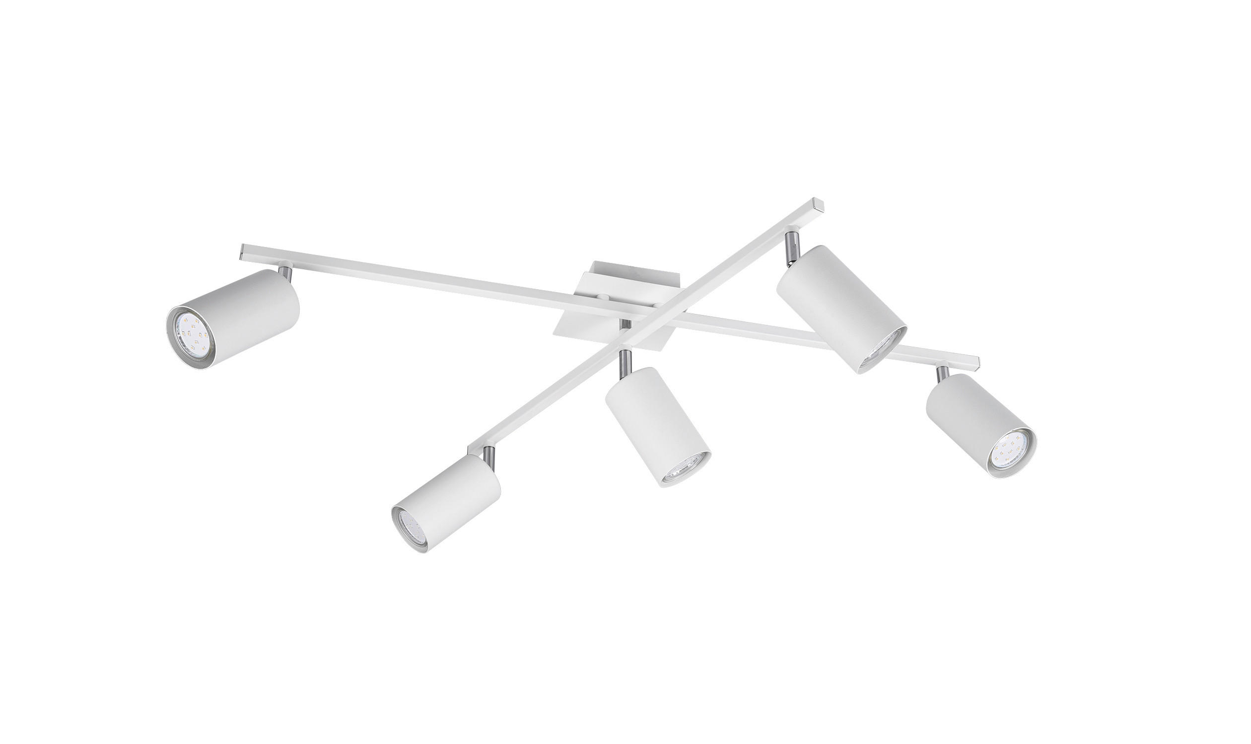 STRAHLER Marley 77,4/57,4/22,4 cm   - Weiß, Basics, Metall (77,4/57,4/22,4cm) - Trio Leuchten