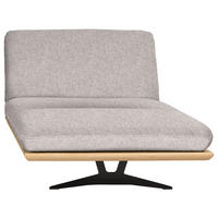 OTTOMANE in Webstoff Hellgrau, Beige  - Beige/Hellgrau, Design, Holz/Textil (114/92/165-218cm) - Dieter Knoll