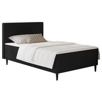 BOXBETT 120/200 cm  in Schwarz  - Schwarz, KONVENTIONELL, Textil (120/200cm) - P & B