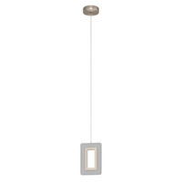 LED-HÄNGELEUCHTE 14/10,5/110 cm  - Nickelfarben, Design, Kunststoff/Metall (14/10,5/110cm) - Eglo