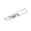 STROPNÍ LED SVÍTIDLO, 100/8/28 cm - barvy niklu, Basics, kov (100/8/28cm) - Trio Leuchten