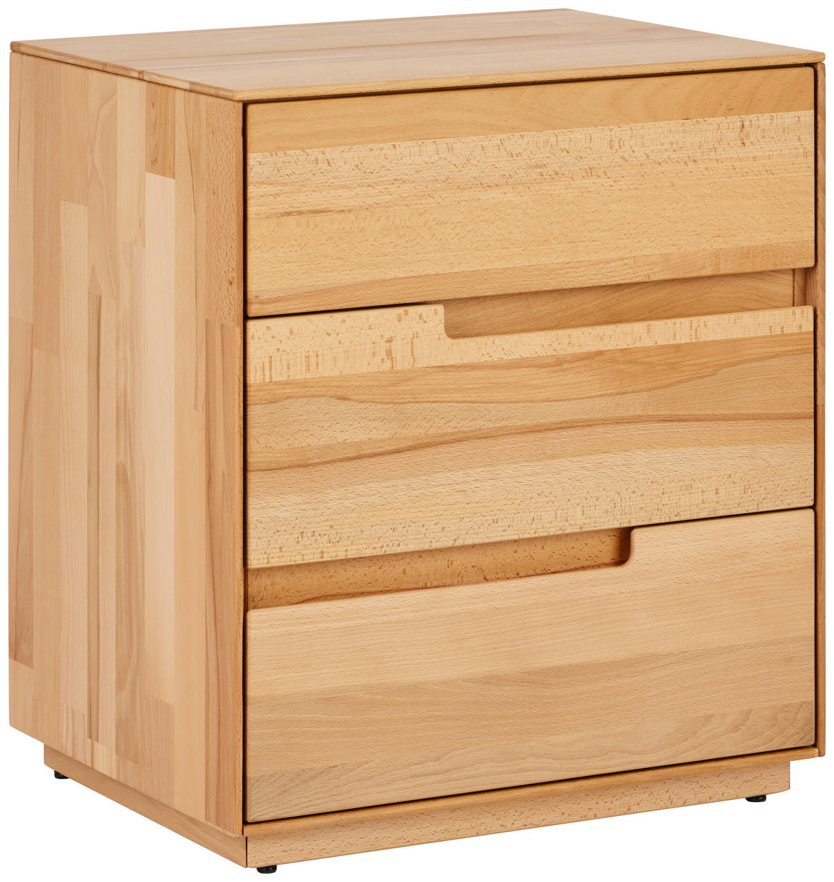 NACHTSCHRANK 50/60/40 cm Kernbuche massiv  - Kernbuche, Natur, Holz (50/60/40cm) - MID.YOU