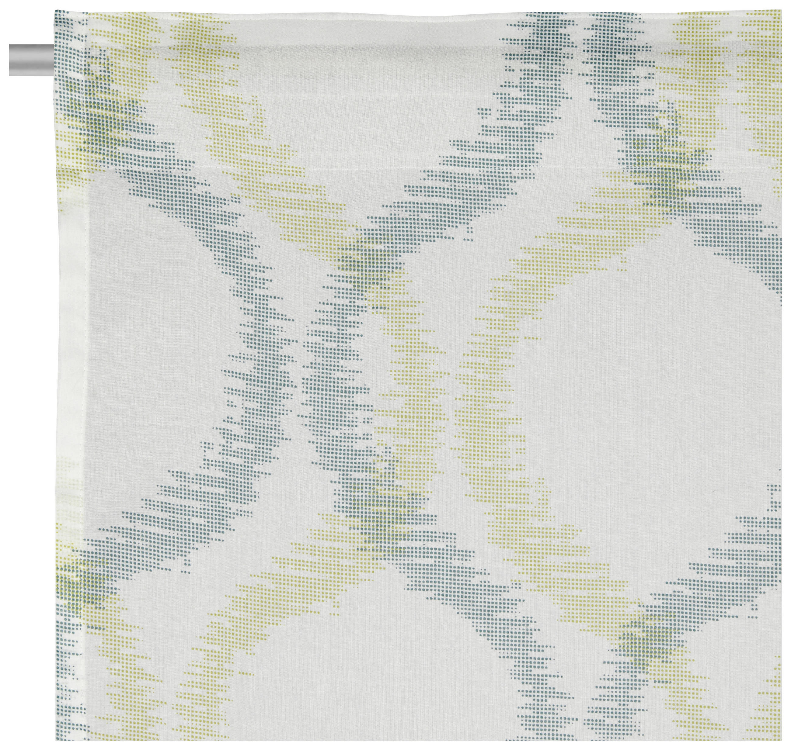 KÉSZFÜGGÖNY áttetsző  - fehér, Konventionell, textil (140/255cm) - Bio:Vio