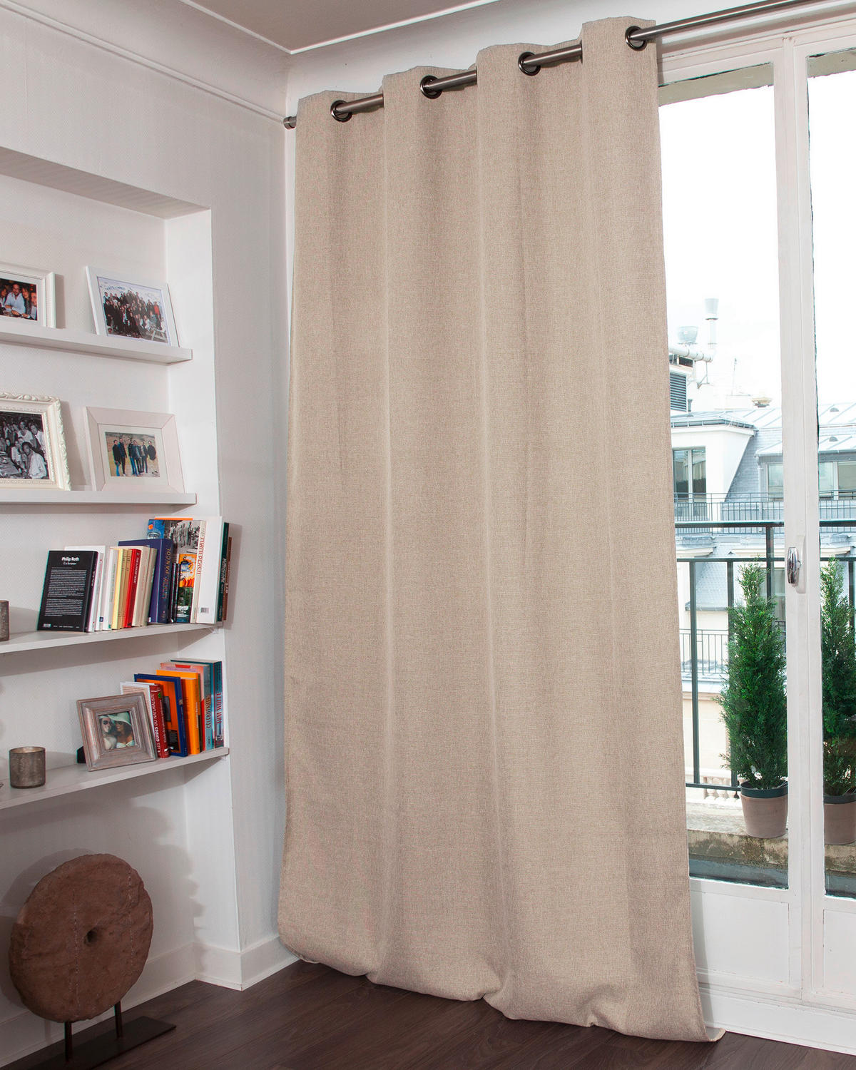 VERDUNKELUNGSVORHANG - Beige, Basics, Textil (135/260cm)