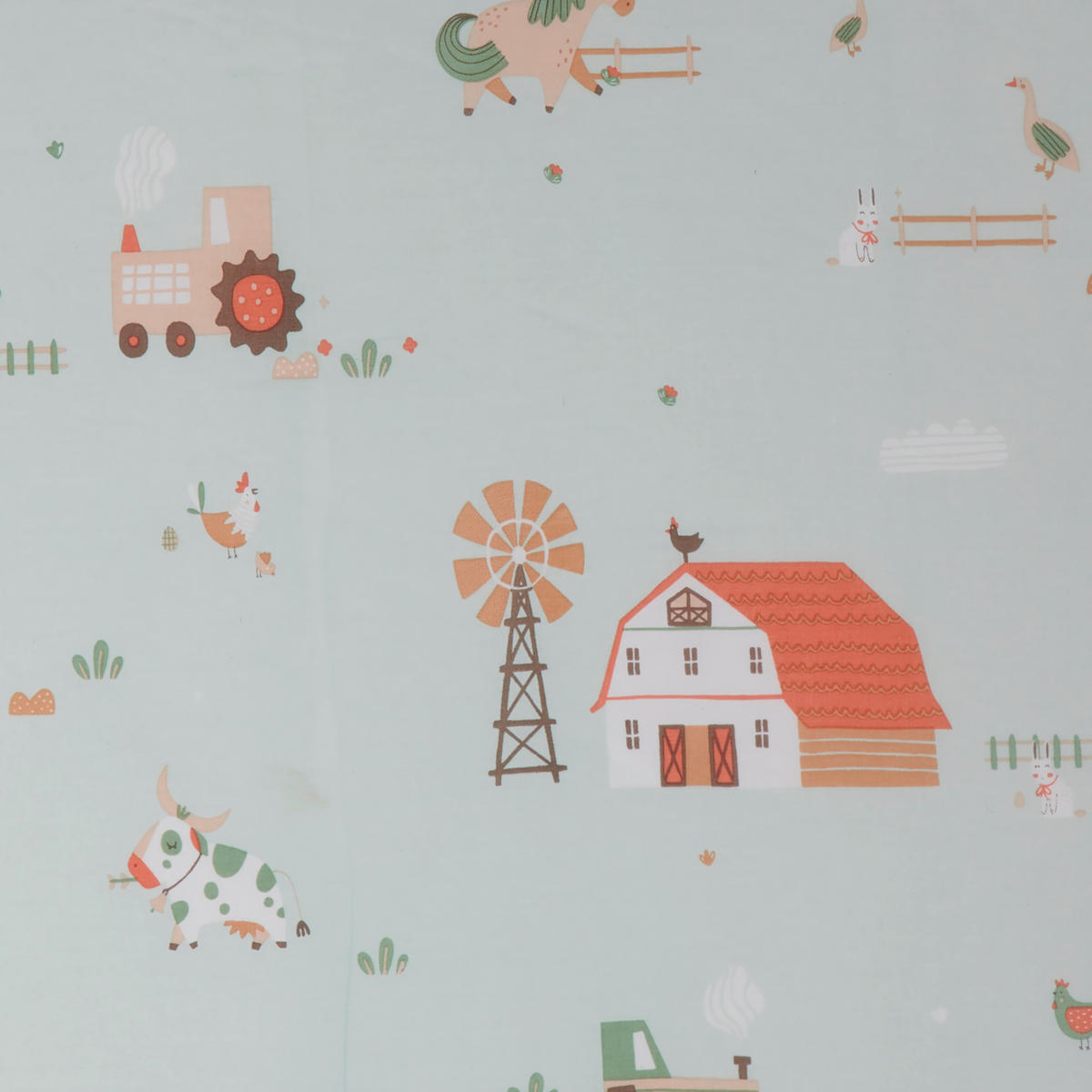 BABYBETTWÄSCHE Webstoff 100/135 cm  - Grün, Basics, Textil (100/135cm) - Avelia